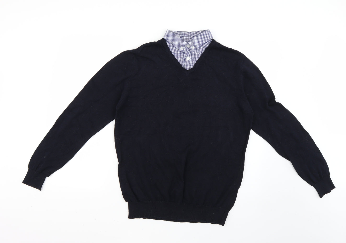 George Mens Blue   Pullover Jumper Size M