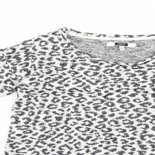 NEXT Womens Multicoloured Animal Print  Pullover Jumper Size 10
