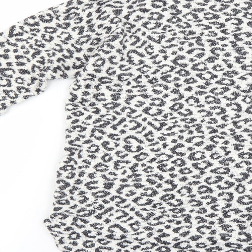 NEXT Womens Multicoloured Animal Print  Pullover Jumper Size 10