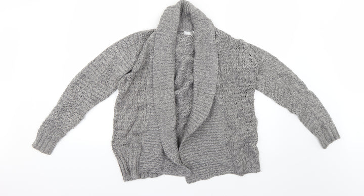 isle Womens Grey Cardigan Jumper Size S