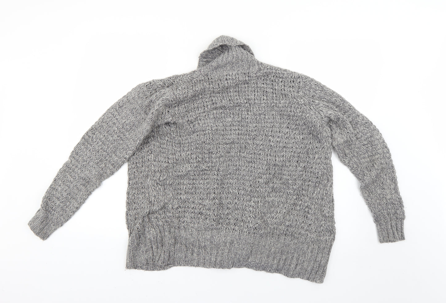 isle Womens Grey   Cardigan Jumper Size S
