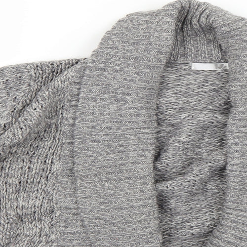 isle Womens Grey   Cardigan Jumper Size S