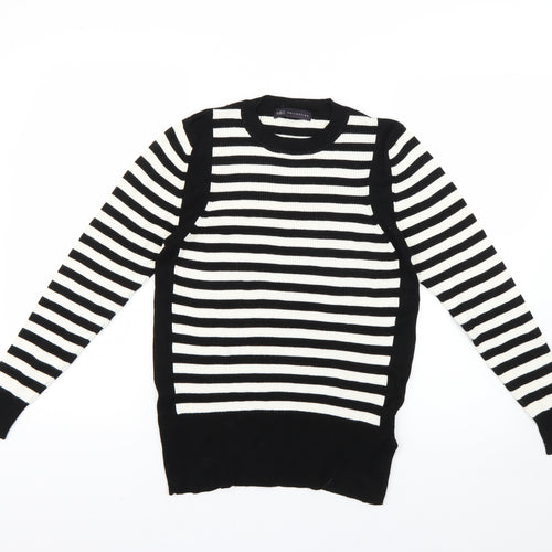 Marks and Spencer Womens Multicoloured Striped  Pullover Jumper Size 18