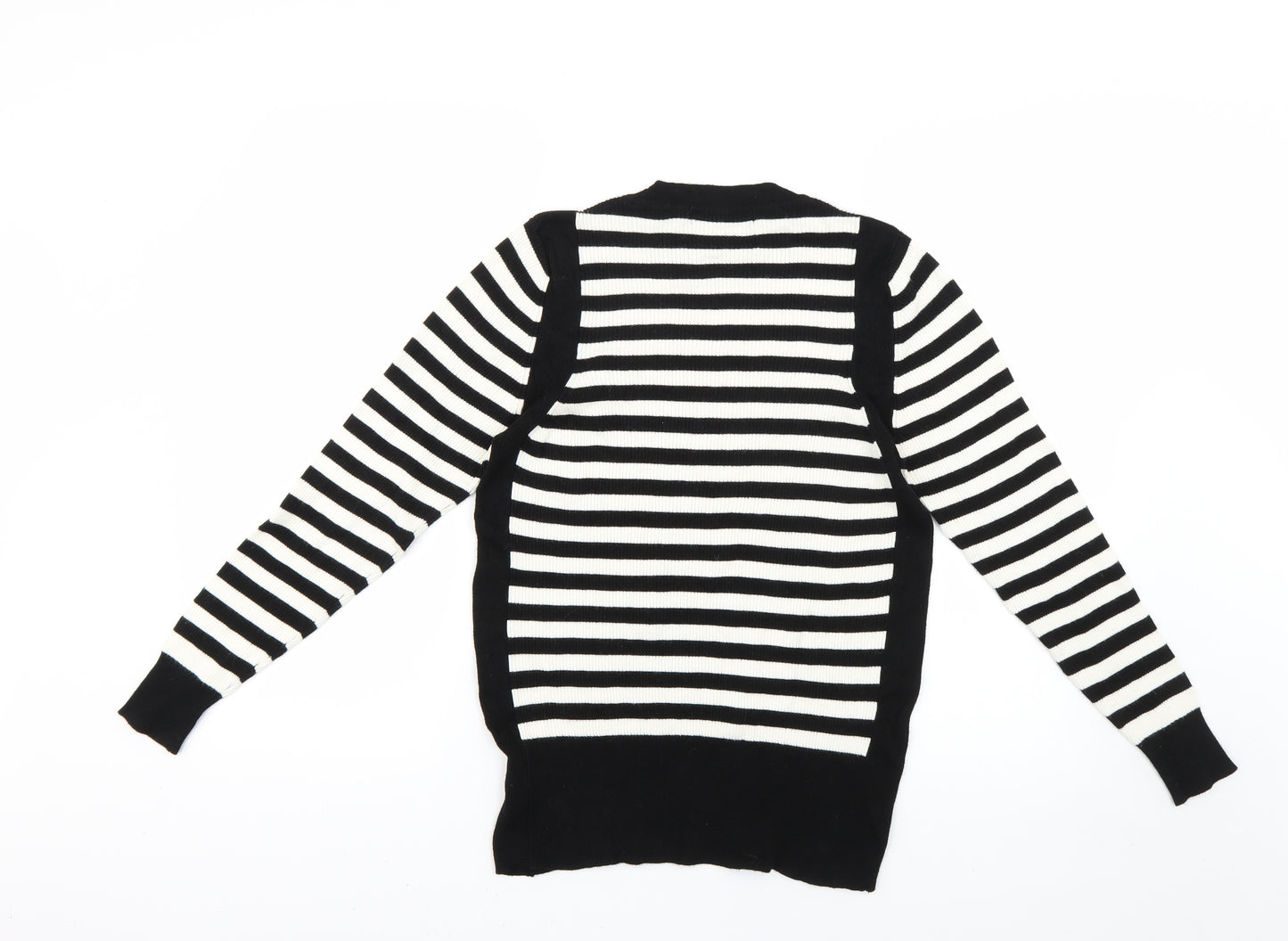 Marks and Spencer Womens Multicoloured Striped  Pullover Jumper Size 18