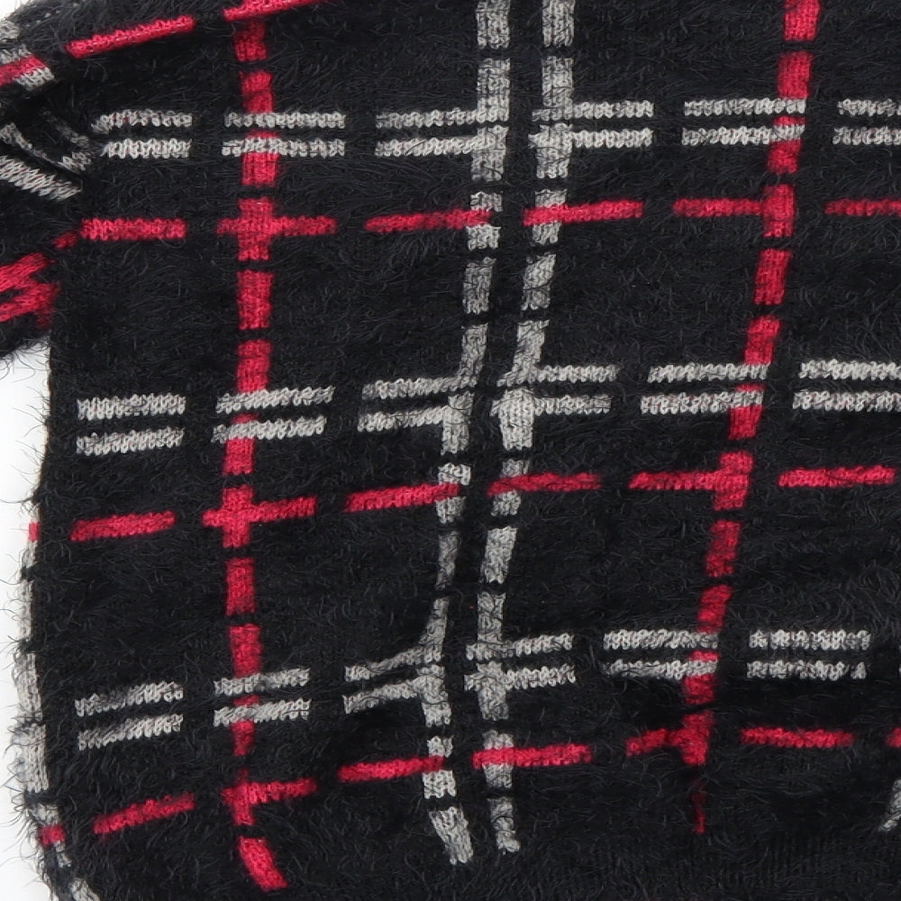 Miss Selfridge Womens Multicoloured Check  Cardigan Jumper Size 8