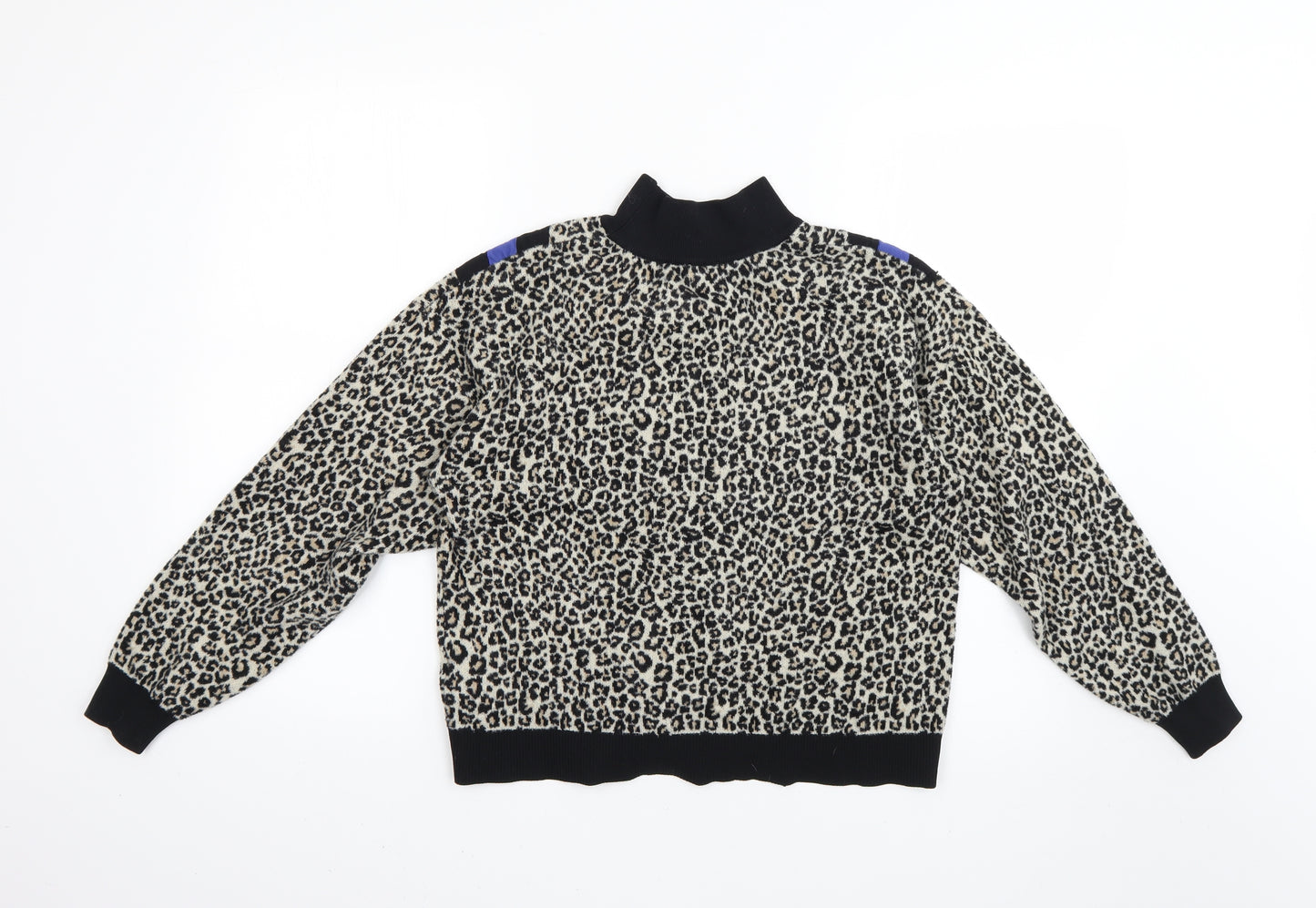 ASOS Womens Brown Animal Print  Pullover Jumper Size 8
