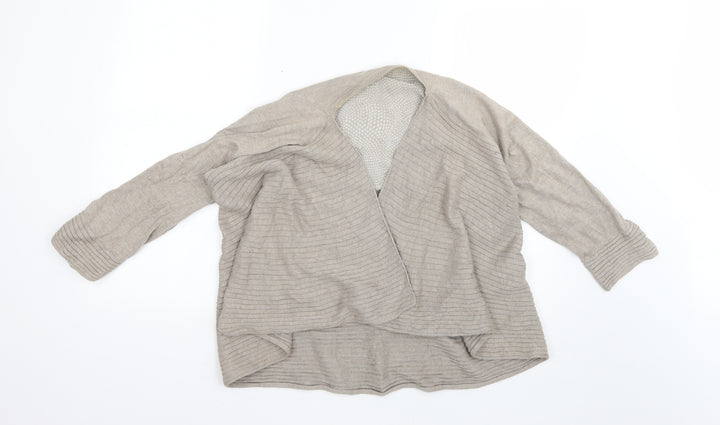 Per Una Womens Beige Cardigan Jumper Size 16
