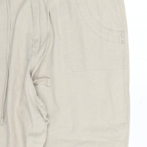 Atmosphere Womens Beige   Trousers  Size 18 L29 in