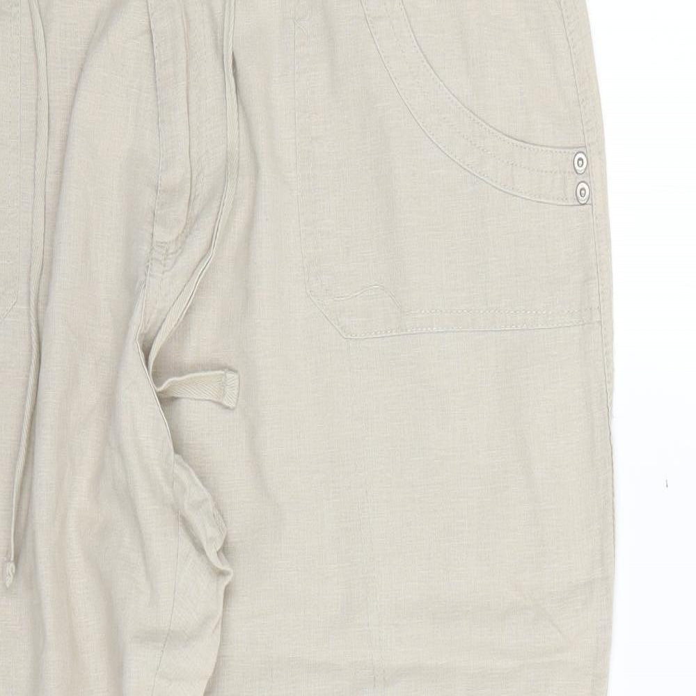 Atmosphere Womens Beige   Trousers  Size 18 L29 in