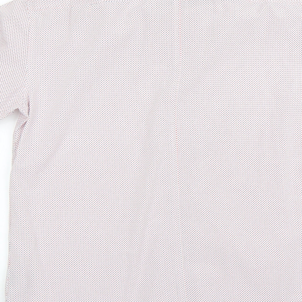bewley ritch Mens Red Polka Dot   Dress Shirt Size XL