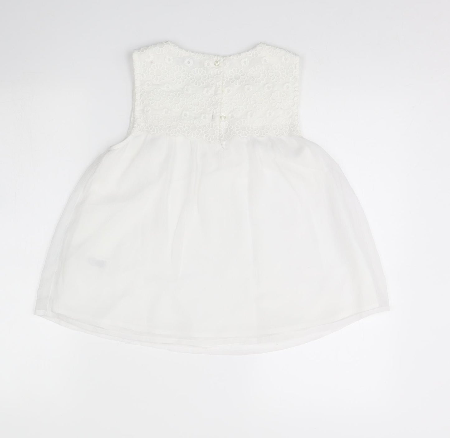 George Girls White   Fit & Flare  Size 10 Years