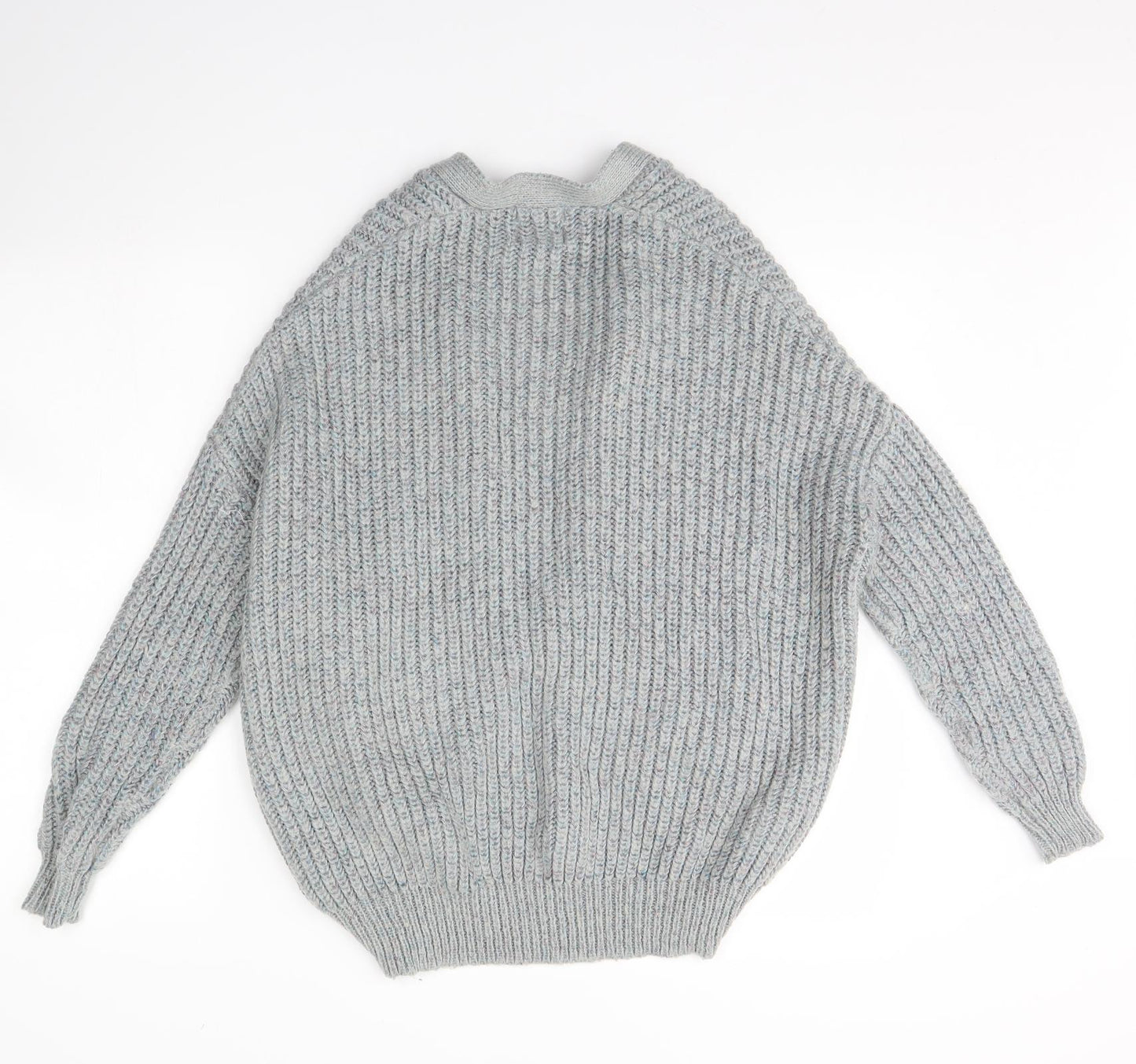 New Look Womens Grey   Cardigan Jumper Size M