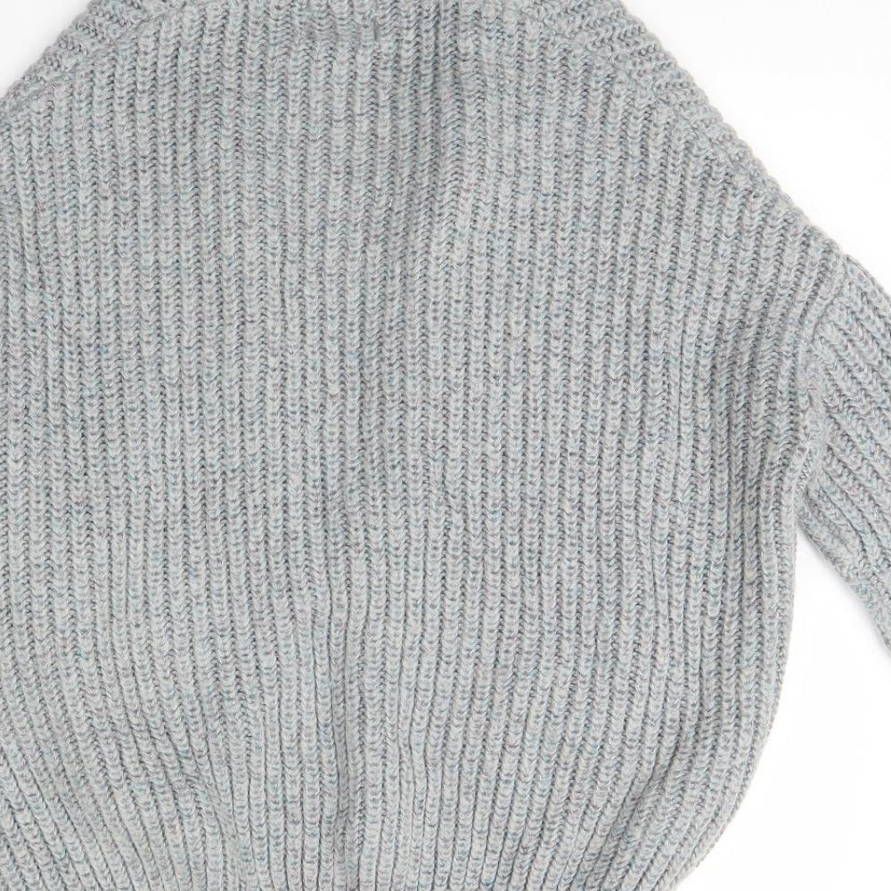 New Look Womens Grey   Cardigan Jumper Size M