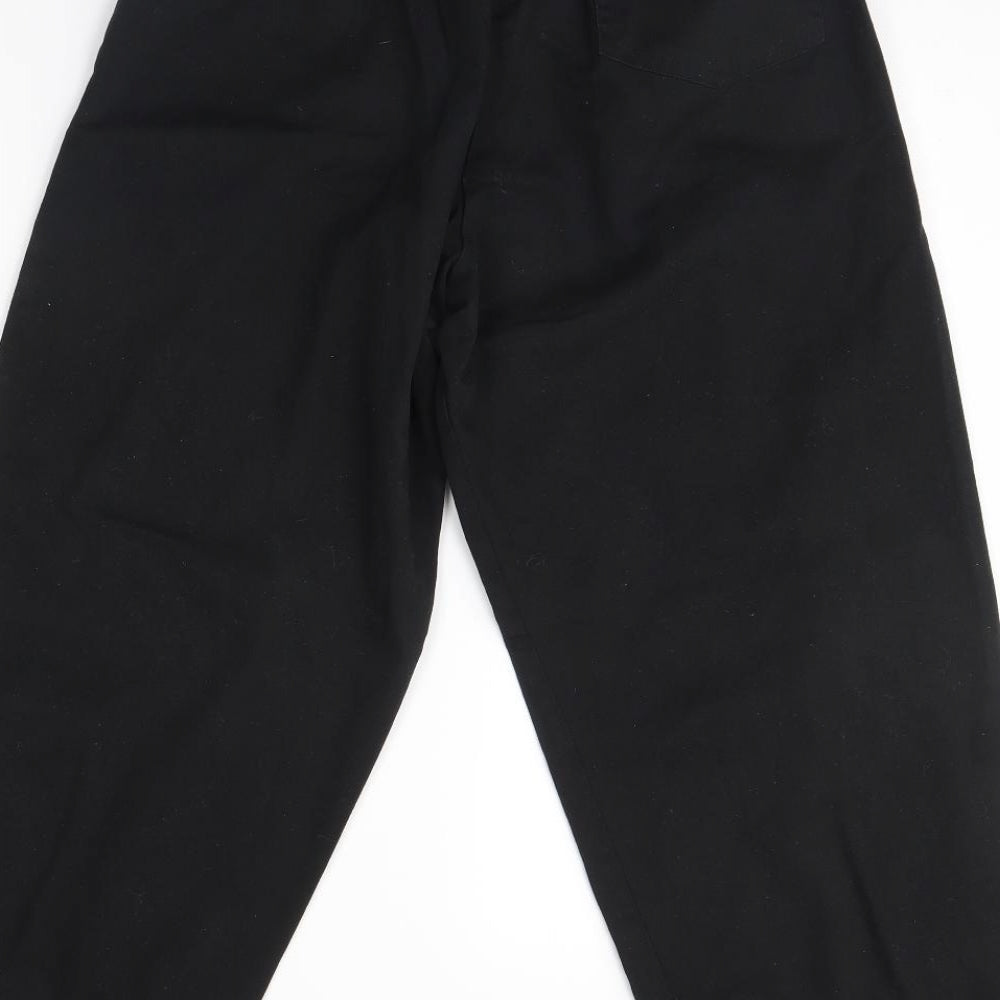 Preworn Womens Black   Trousers  Size M L28 in