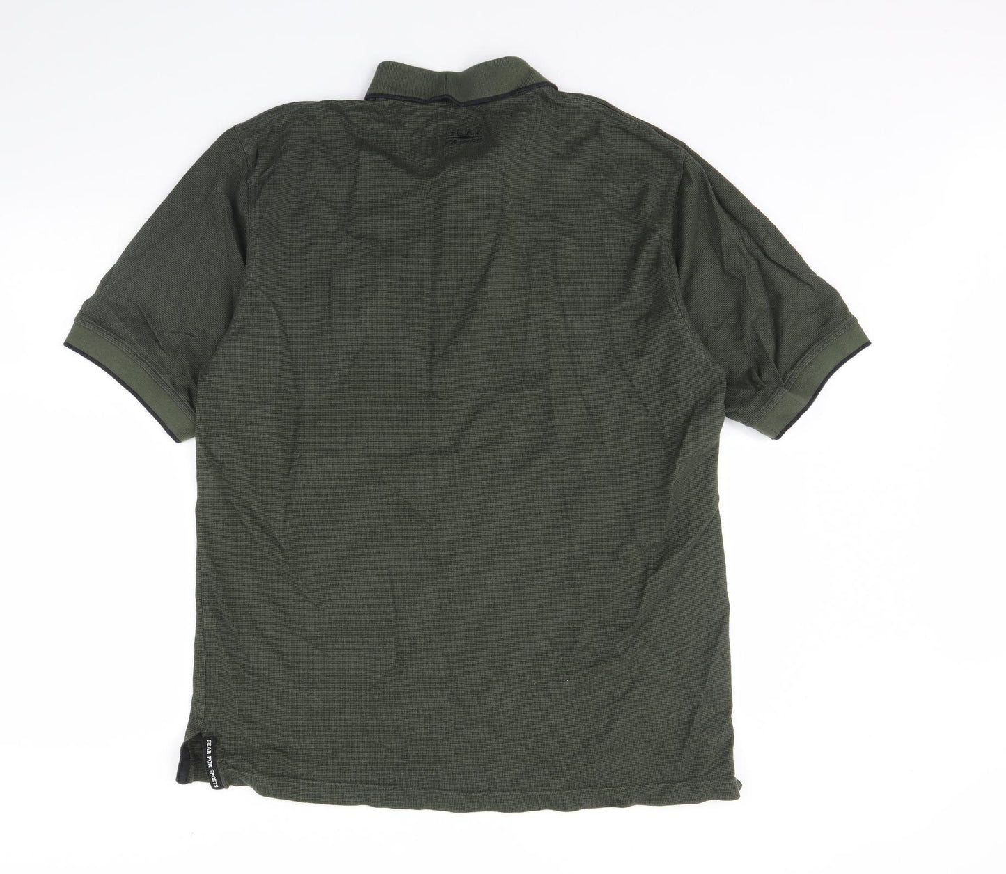 GEAR FOR SPORTS Mens Green    Polo Size L  - fifa world cup 2002