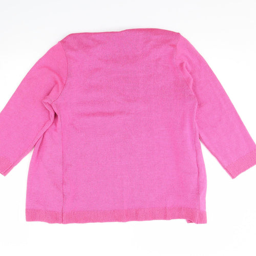 Simply Stock Shop Womens Pink   Pullover Jumper Size S
