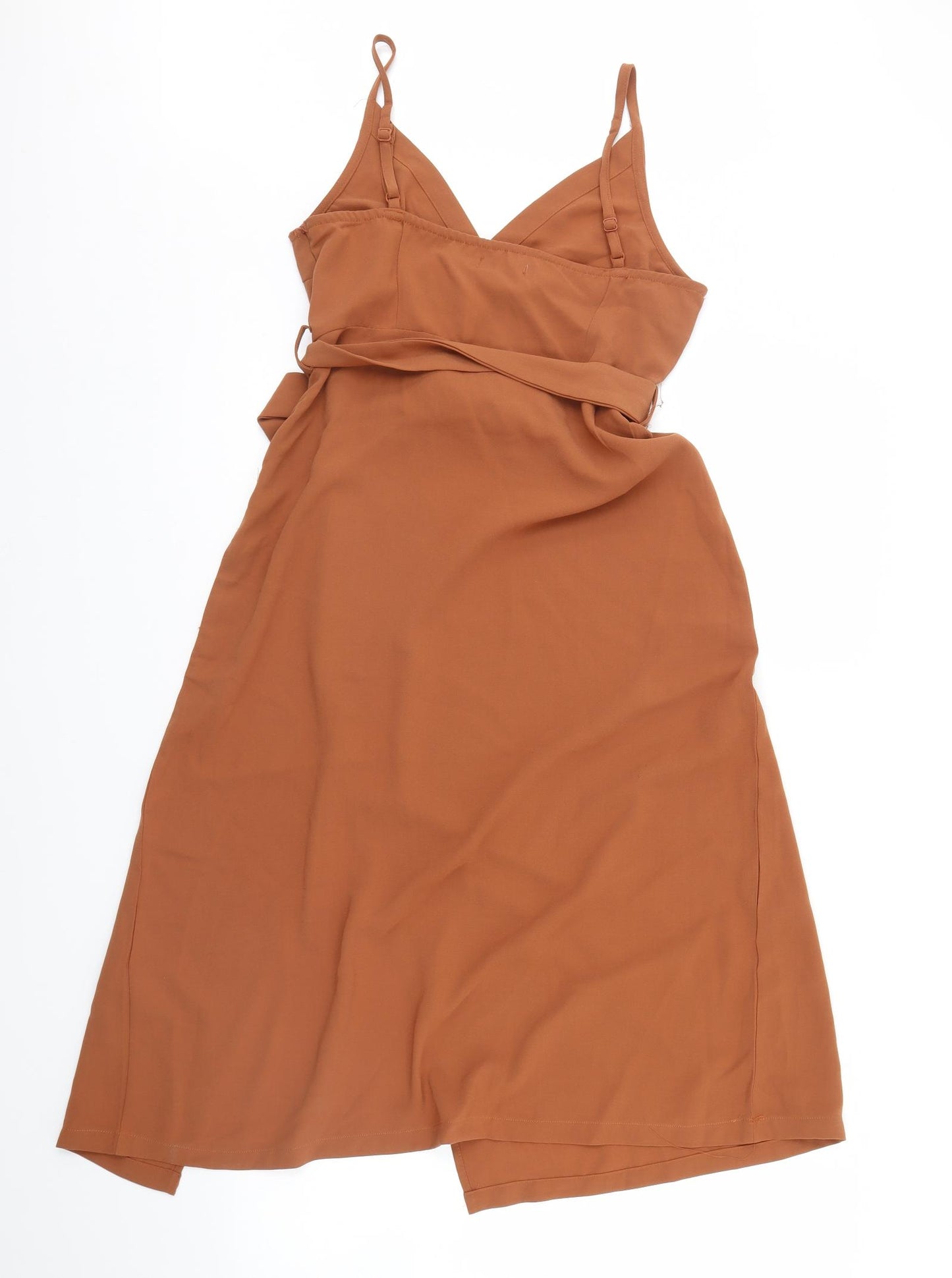 Boohoo Womens Brown   Fit & Flare  Size 12