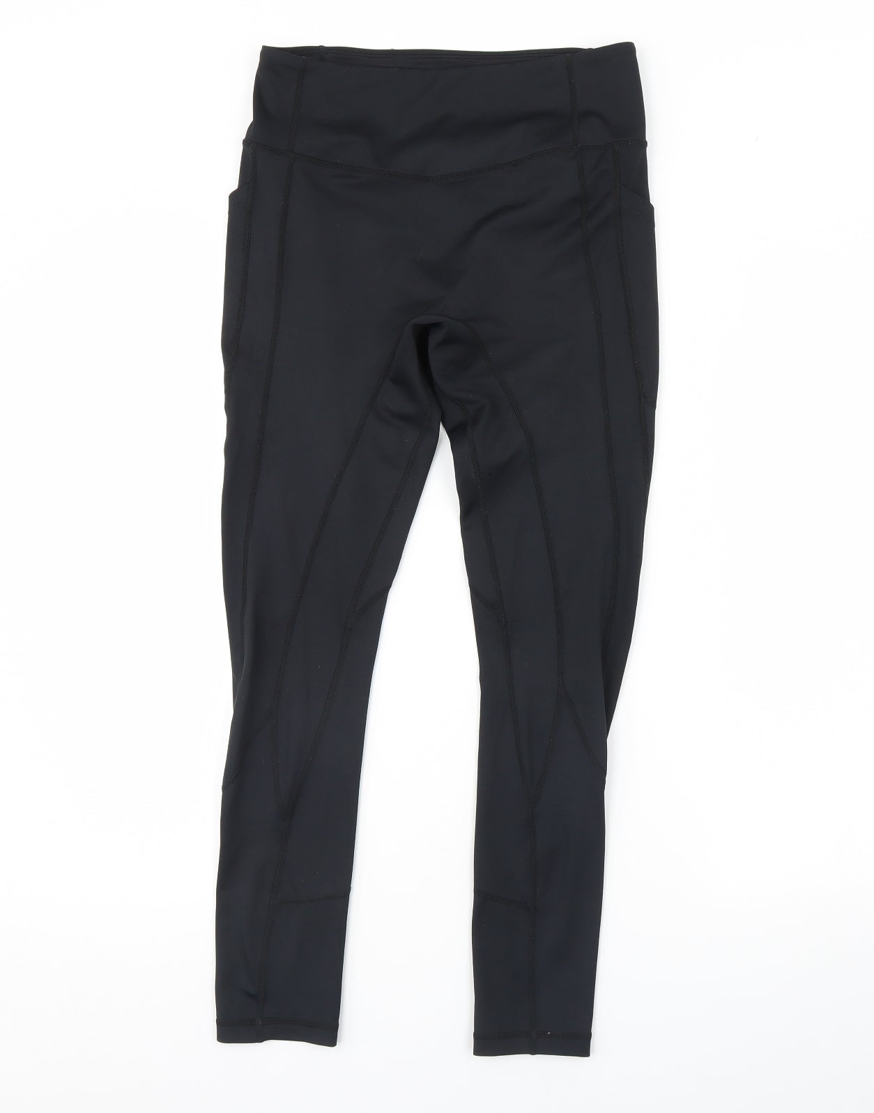 Mochara Womens Black   Compression Leggings Size L L28 in