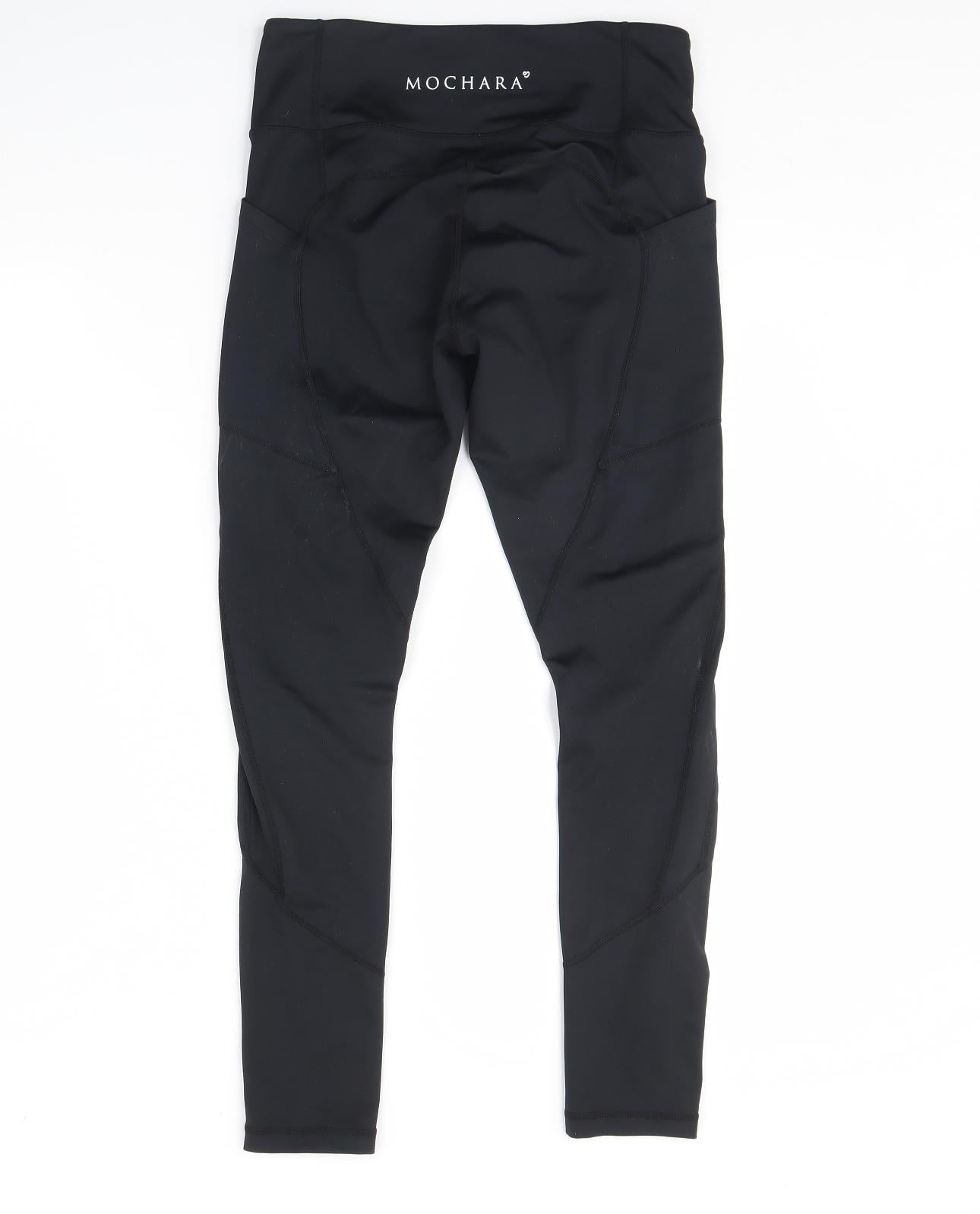 Mochara Womens Black   Compression Leggings Size L L28 in