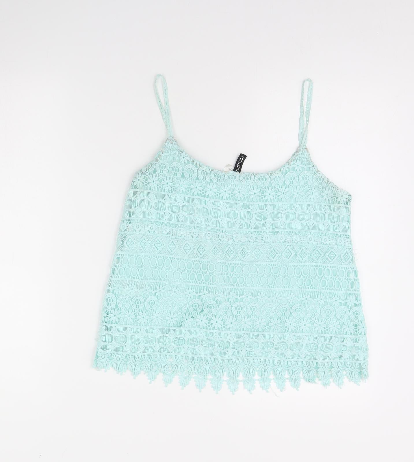 Divided Womens Green   Basic Tank Size S