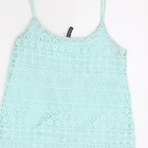 Divided Womens Green   Basic Tank Size S