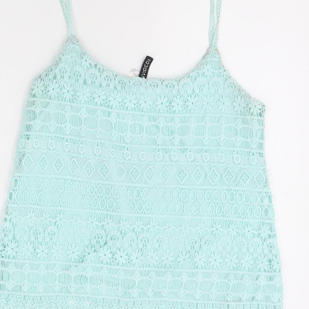 Divided Womens Green   Basic Tank Size S