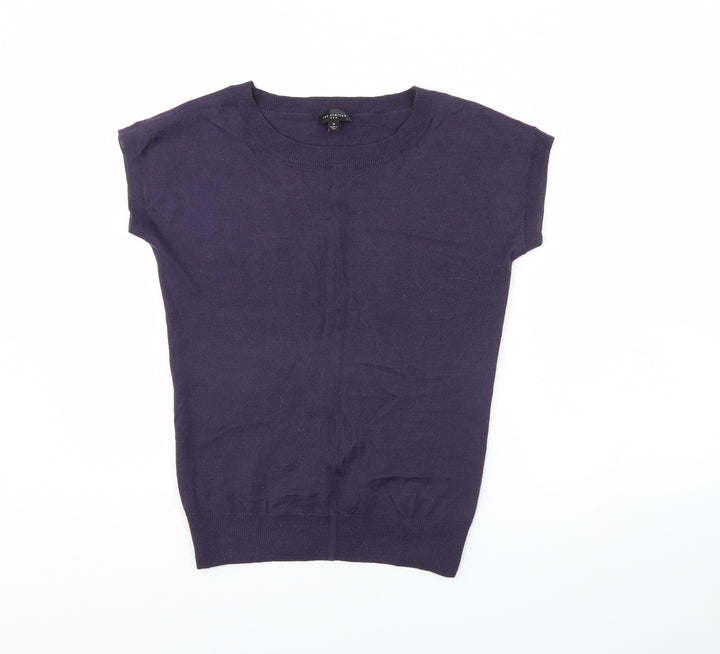 The Limited Womens Purple Pullover Jumper Size M
