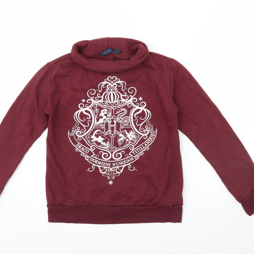 Harry Potter Womens Red   Pullover Jumper Size 8  - Harry potter