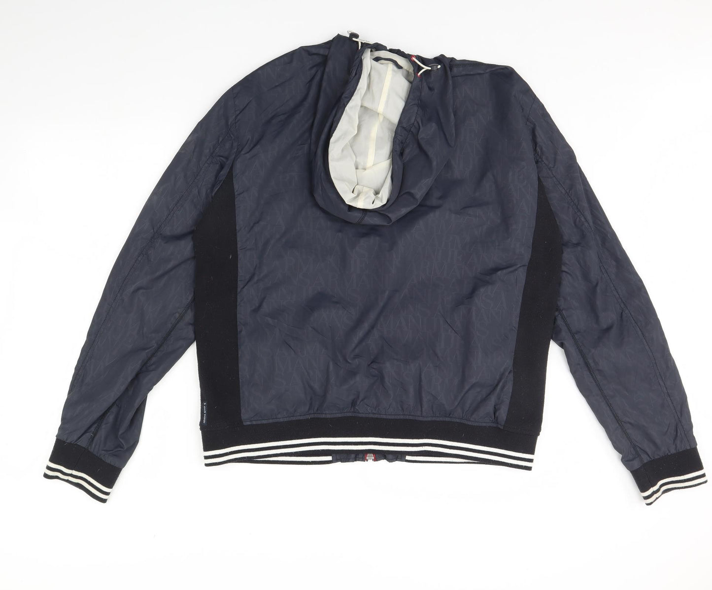 Armani Jeans Mens Blue   Rain Coat Coat Size XL