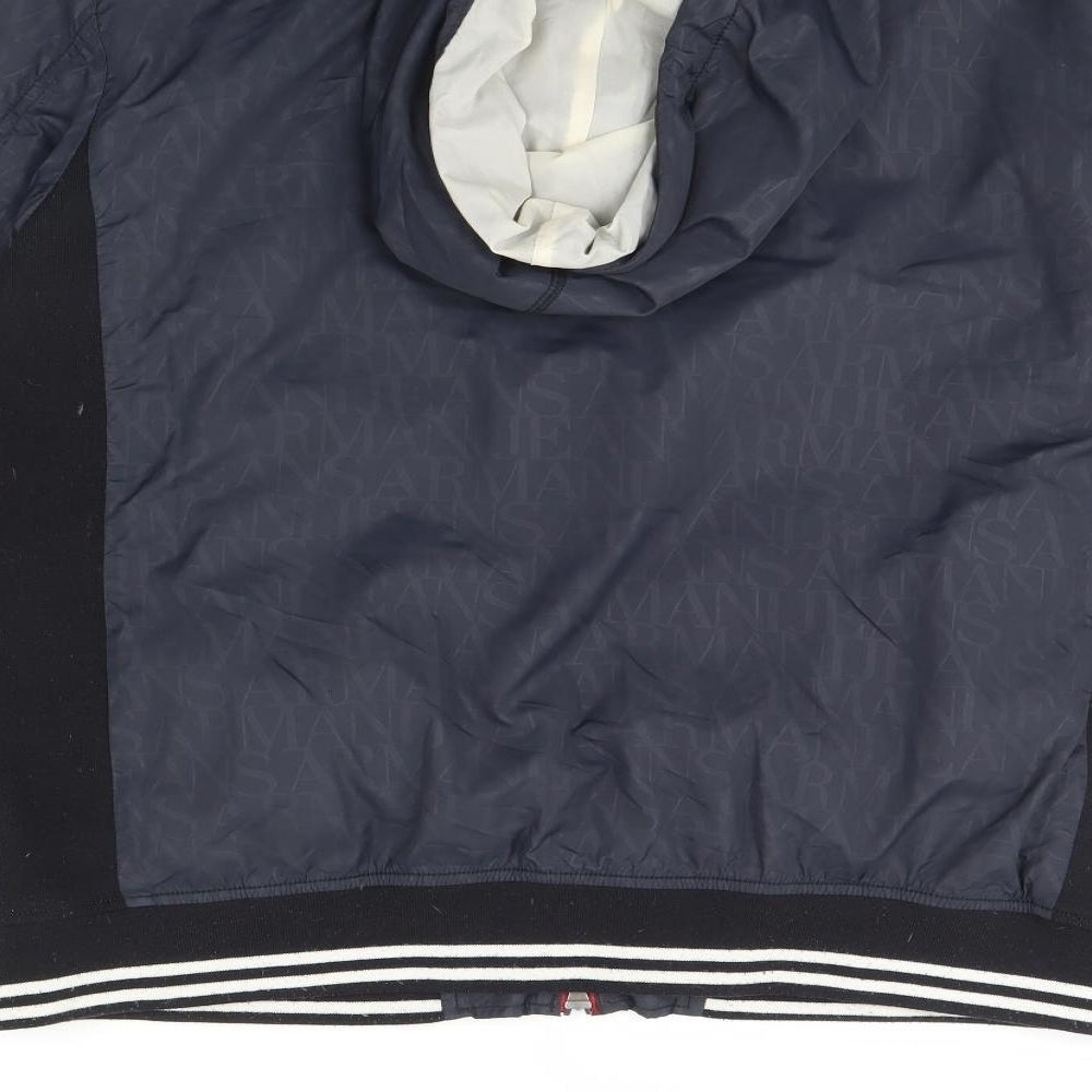 Armani Jeans Mens Blue   Rain Coat Coat Size XL