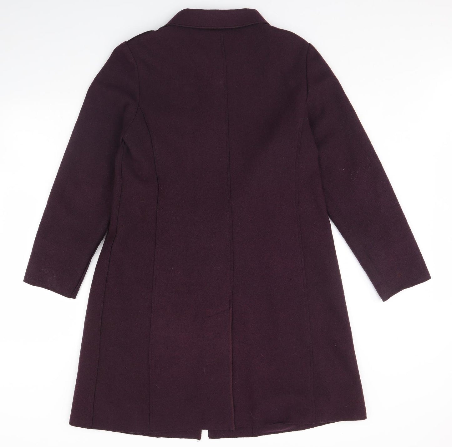 Poetry Womens Purple   Overcoat Coat Size 16