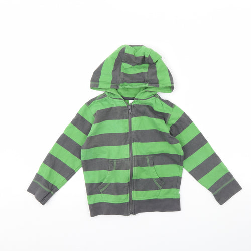 Urban Rascals Boys Green Striped  Jacket  Size 3 Years