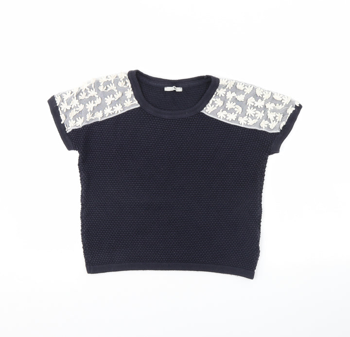 TU Womens Blue Pullover Jumper Size 8