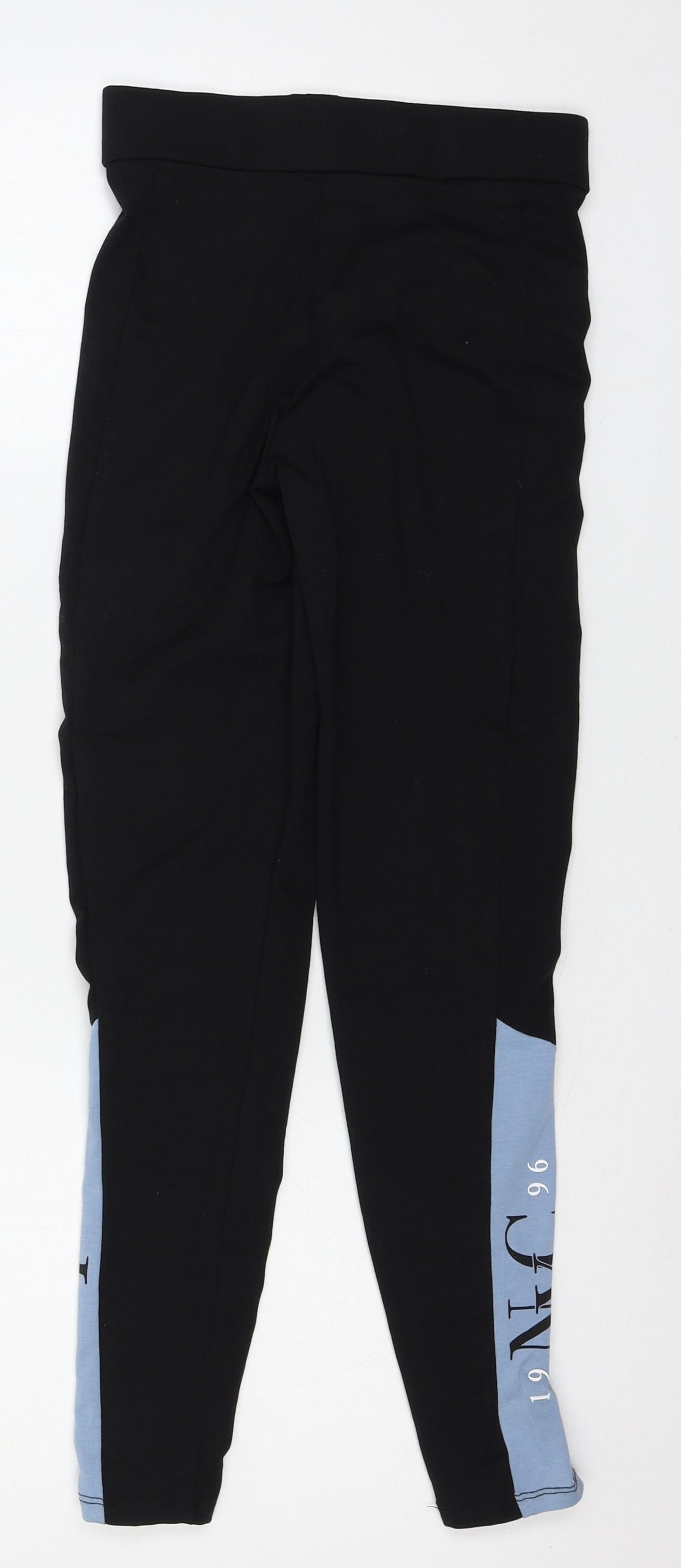 New Look Girls Black  Jersey Jogger Trousers Size 9 Years - NYC