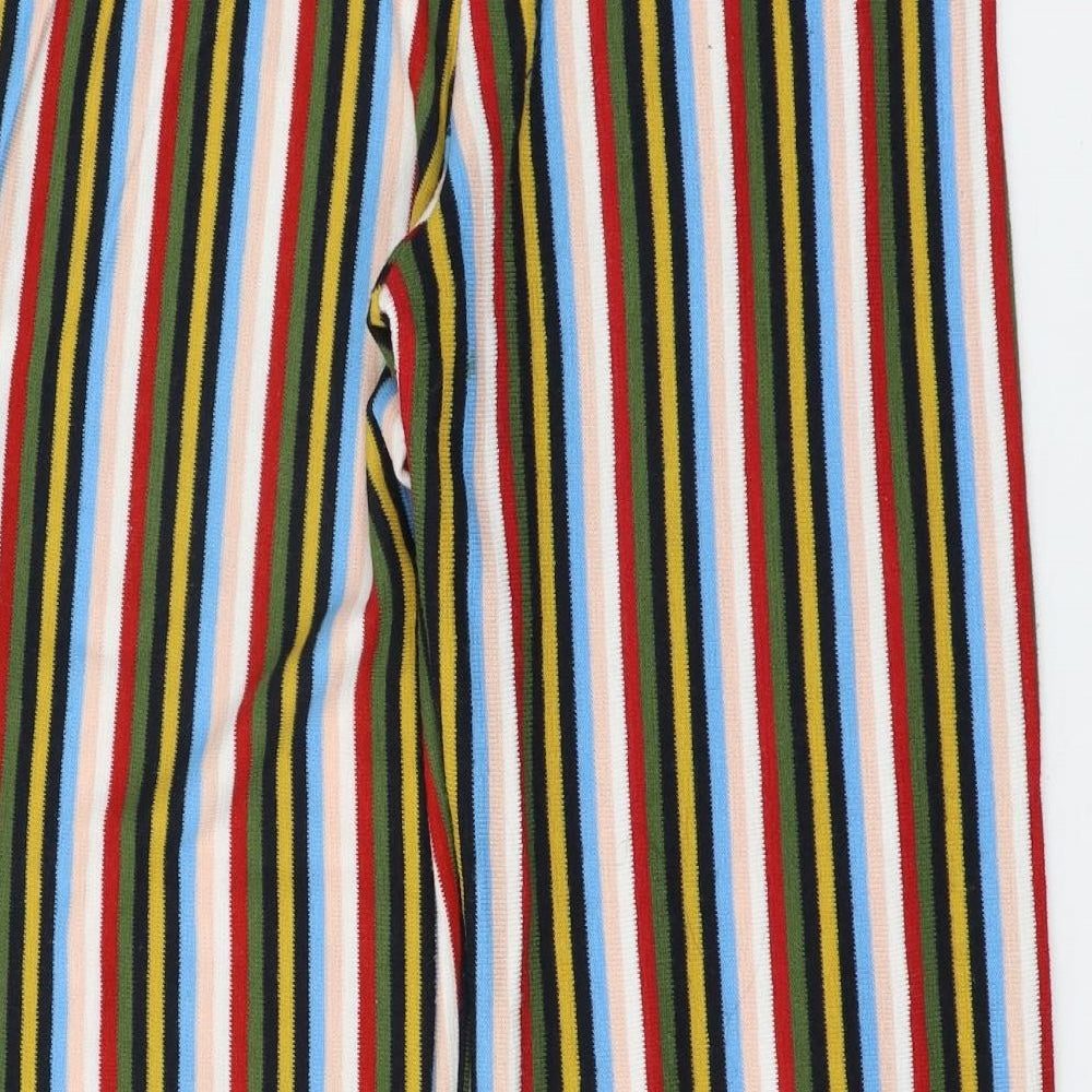 Urban Outfitters Womens Multicoloured Striped Knit Trousers  Size S L25 in