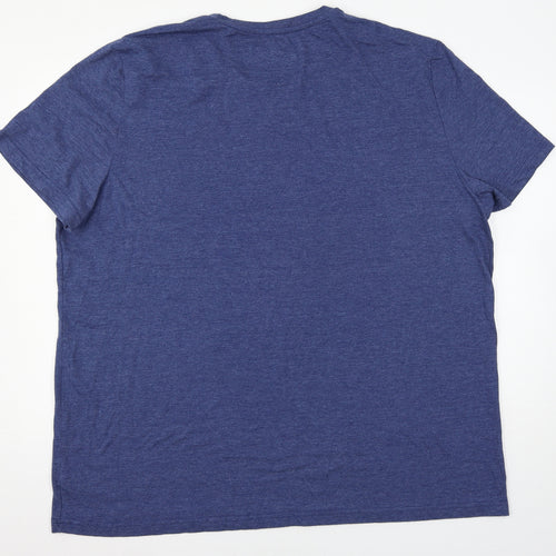 The Simpsons Mens Blue  Jersey  T-Shirt Size 3XL  - Homer