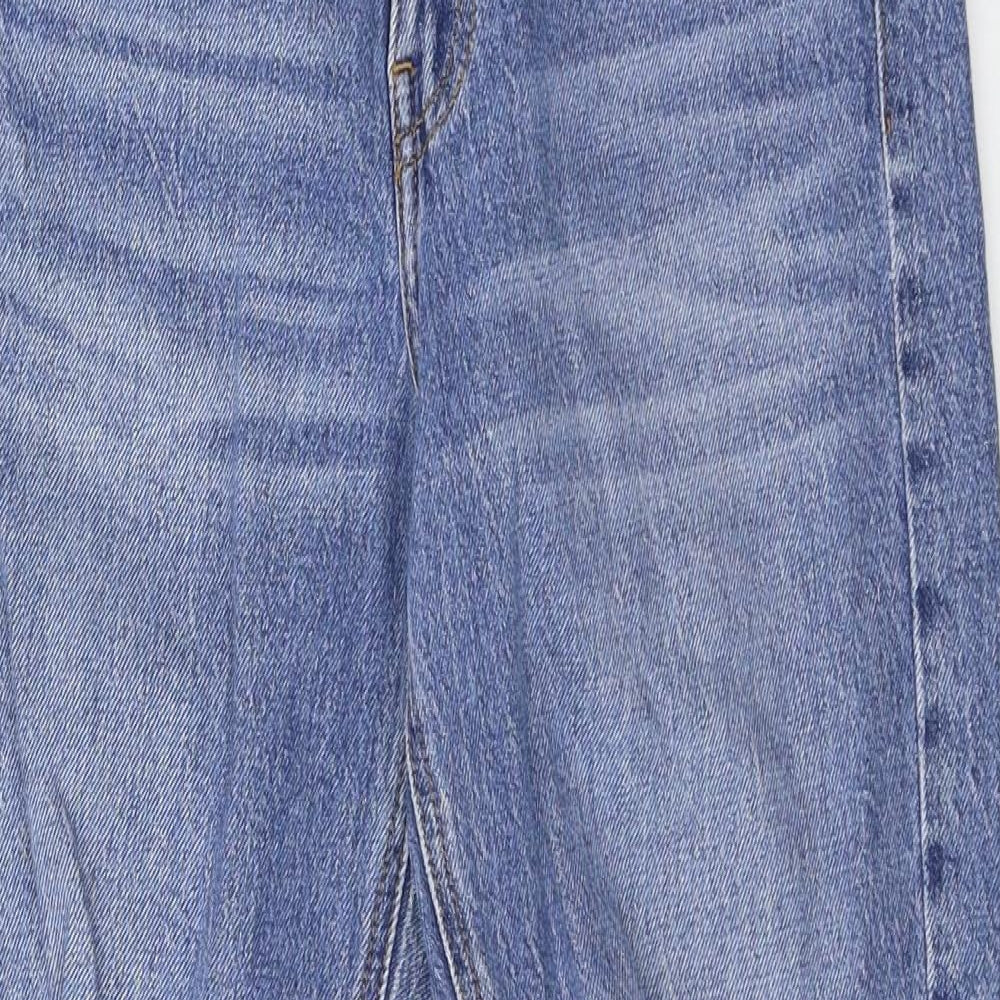 New Look Womens Blue  Denim Straight Jeans Size 6 L27 in