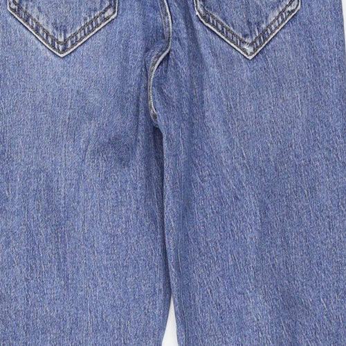 New Look Womens Blue  Denim Straight Jeans Size 6 L27 in