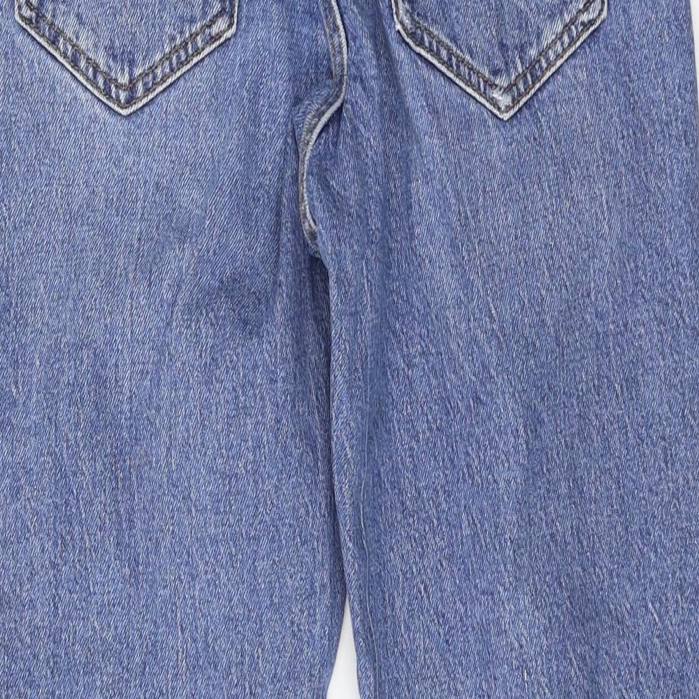 New Look Womens Blue  Denim Straight Jeans Size 6 L27 in