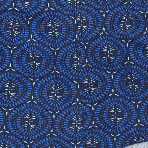 Atmosphere Womens Blue Geometric  Flare Skirt Size 8