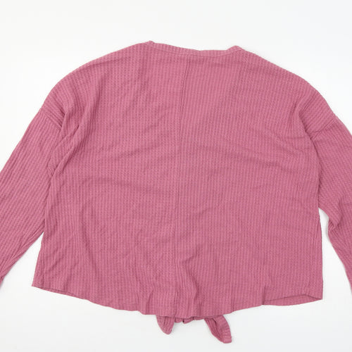 George Womens Pink  Knit Pullover Jumper Size 8