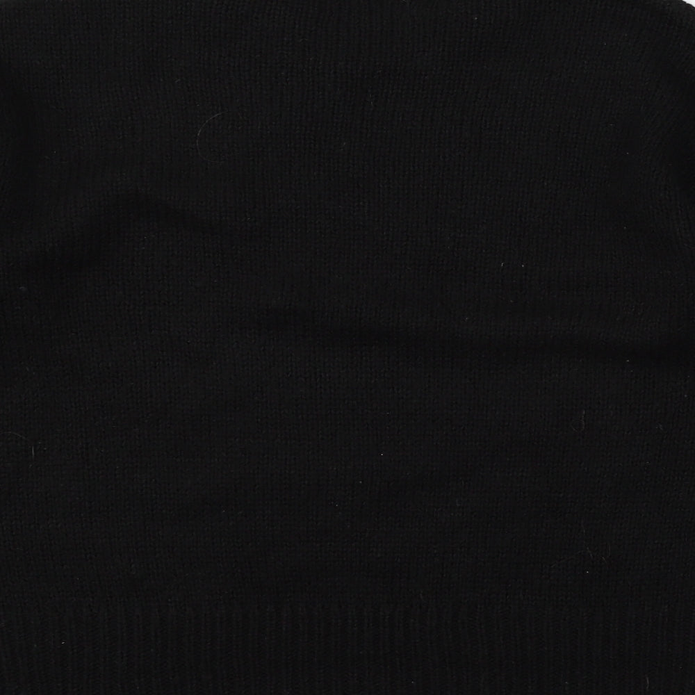 New Look Womens Black  Knit Pullover Jumper Size S
