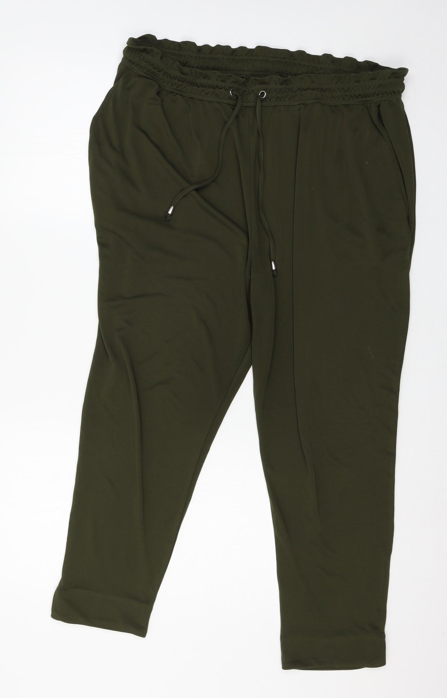 H&M Womens Green   Trousers  Size L L24 in