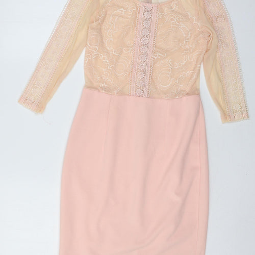 VERA & LUCY Womens Pink   A-Line  Size S