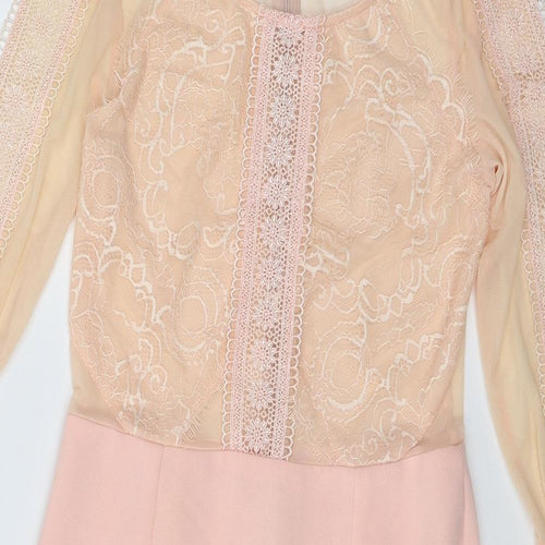 VERA & LUCY Womens Pink   A-Line  Size S