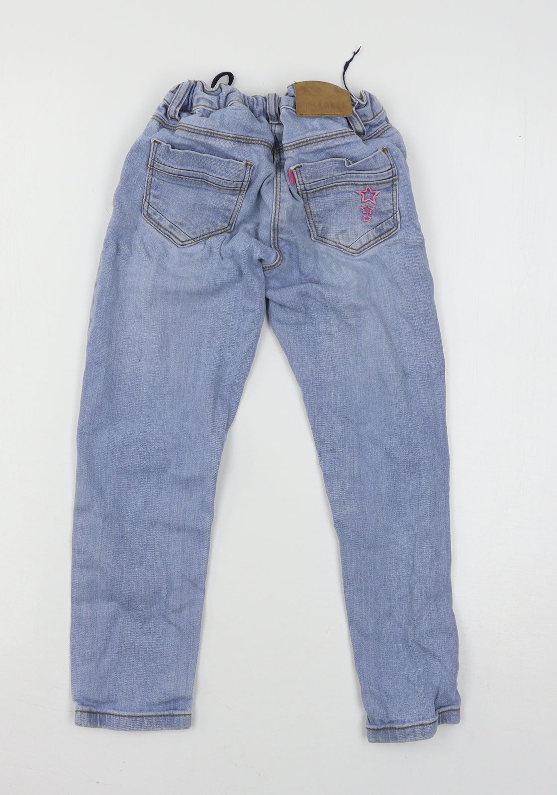 Little Muffins Girls Blue  Denim Straight Jeans Size 5-6 Years