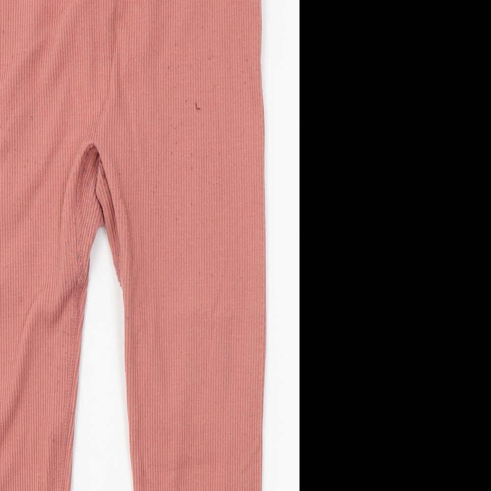 HIT Womens Pink   Capri Leggings Size L L20 in