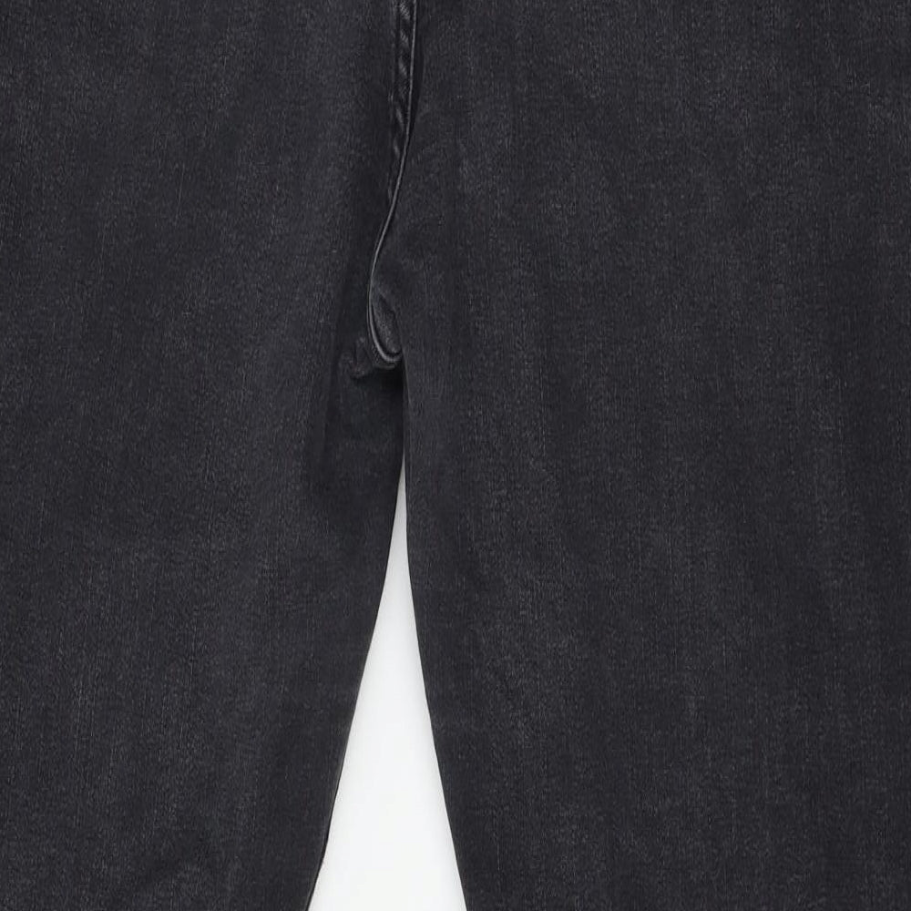 Marks and Spencer Womens Grey  Denim Skinny Jeans Size 18 L27 in