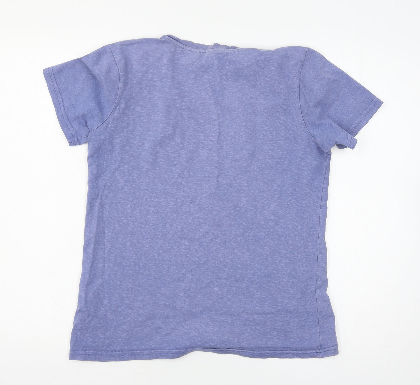 Fat Face Boys Blue  Jersey Basic T-Shirt Size 12-13 Years  - Union Jack Bus