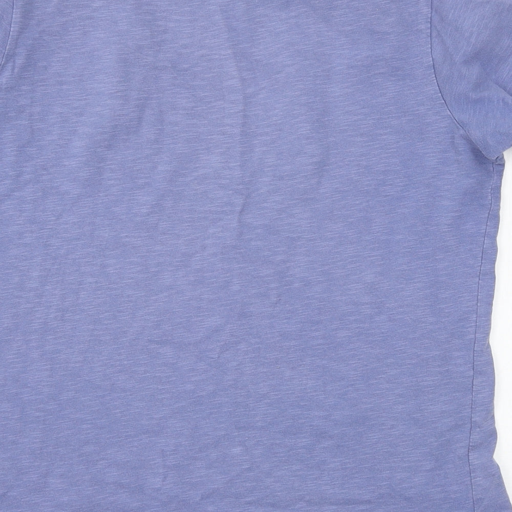 Fat Face Boys Blue  Jersey Basic T-Shirt Size 12-13 Years  - Union Jack Bus